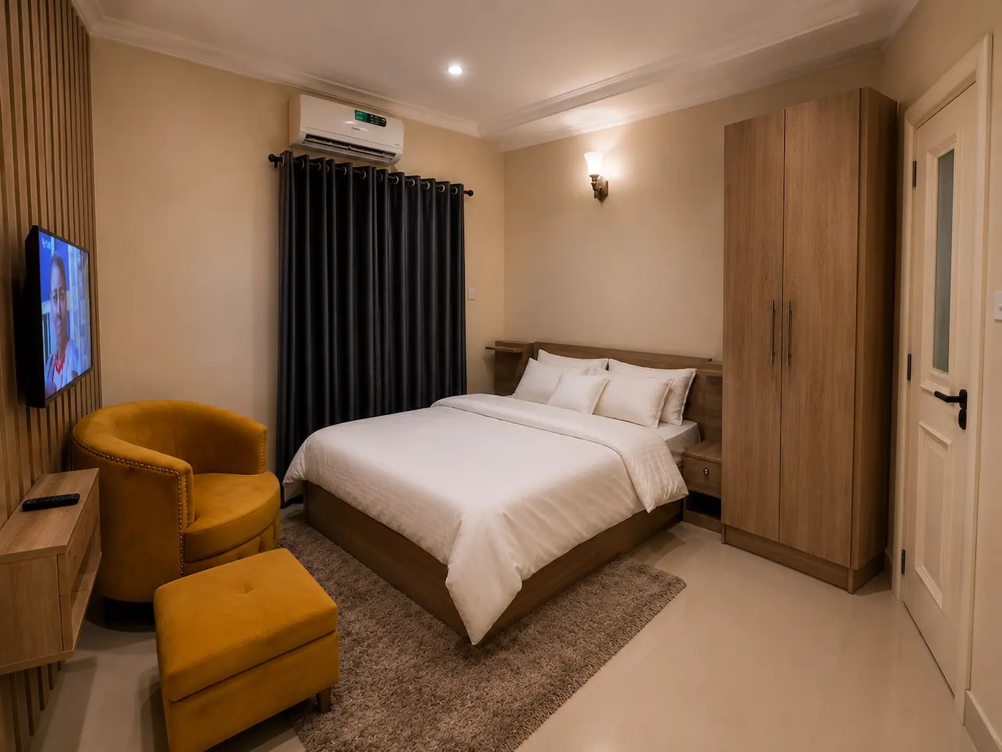 1-Bedroom & Living Room Serviced Apartment