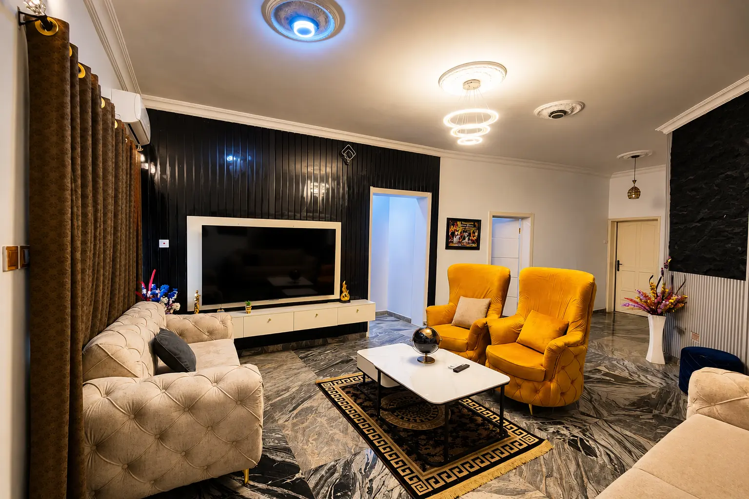 Luxury 3-Bedroom Serviced Apartment